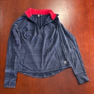 Fila Sport Navy and Red Pullover